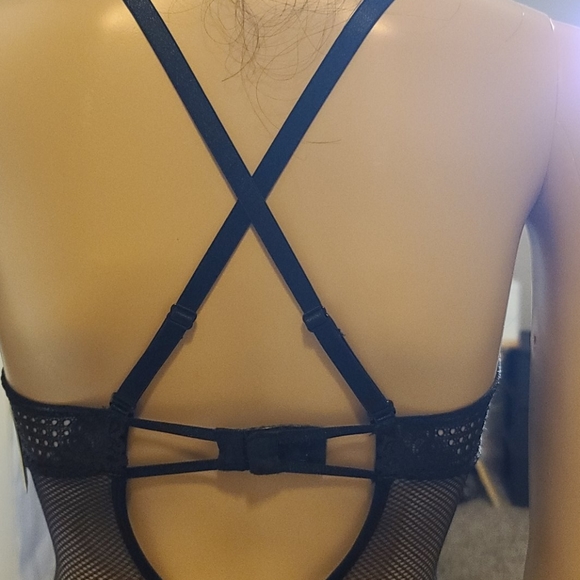 Sam Edelman Black Mesh Lingerie Bodyduit - Picture 9 of 11
